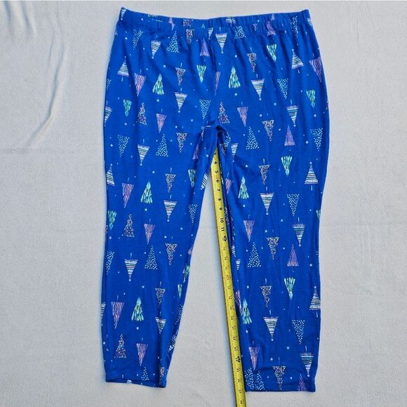 Sleep Chic Merry Vibes Pink and Blue PJ Set Size 3X - Picture 12 of 16